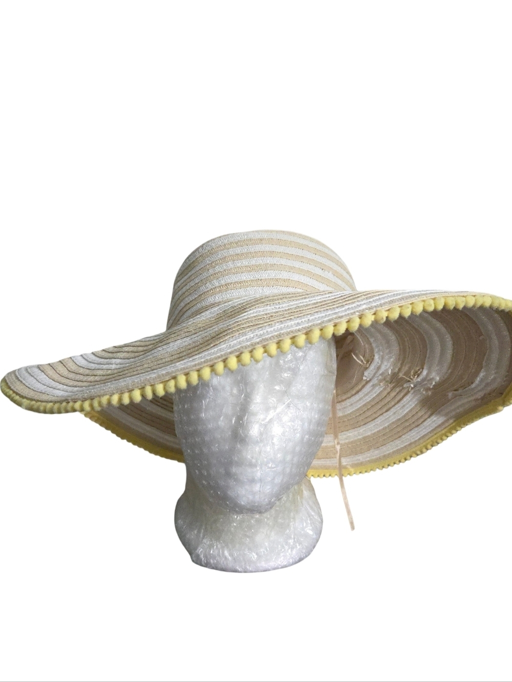 Wide Brim Straw Sun Hat Tropical Wide Brim Resortwear